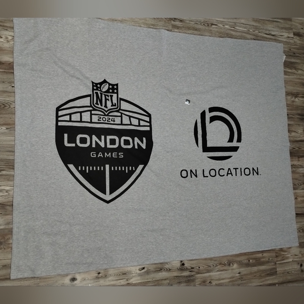 NFL London Games 2024 Pro Towels Throw Blanket 64"x48"